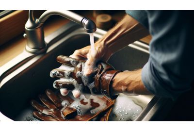 Entretien des gants en cuir
