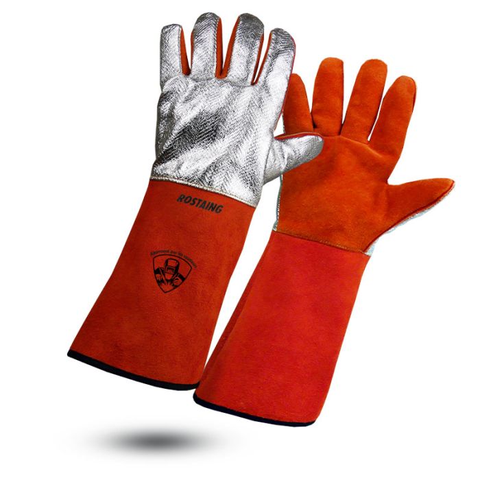 Gant protection à la chaleur 100° C et étincelles soudeurs - ALUWELD