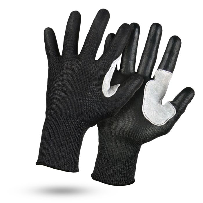 Gant anti-coupure avec renfort zone d'usure BLACKTACTILRC 