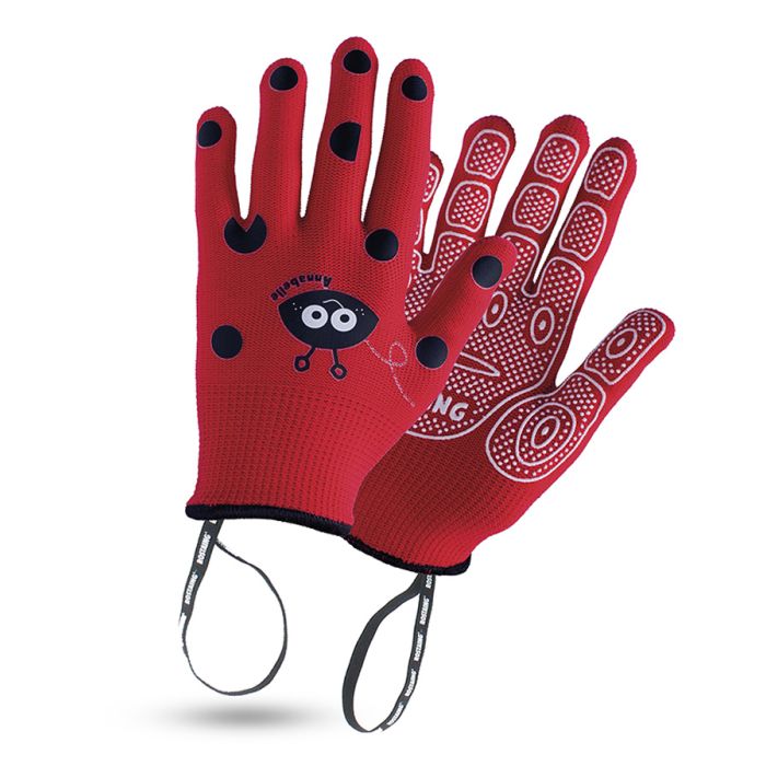 Gant de jardinage enfant rouge, ANABEL la coccinelle