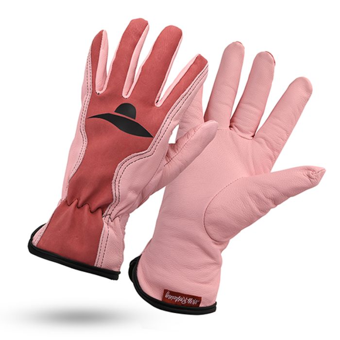 Gant de jardin en cuir Rose MISS
