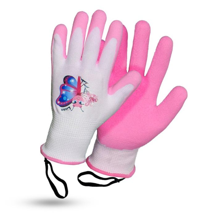 Gant de jardinage enfant rose, LISON le papillon