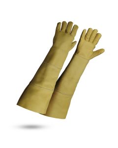 Gant anti-morsure long en cuir, ANIMALYS  Rostaing