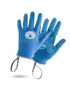 Gant de jardinage hiver enfant bleu, PROSPER l'ours polaire Rostaing