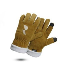 Gant de travail hiver chaud en cuir, fourré et tactile MONTBLANC