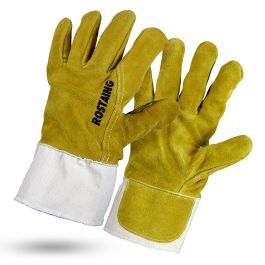 Gant De Polissage En Peau D'agneau - Pour Chaussures, Cuir - Garniture Cuir, Bouton Pression - Qualité Cordonnier